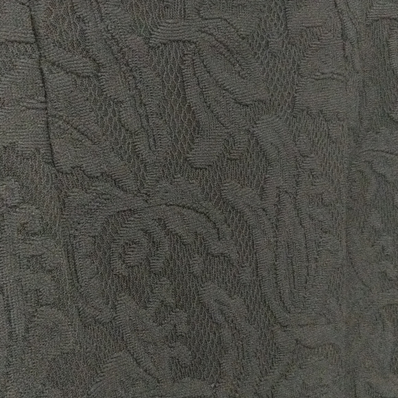 H&M Knee Length Lined Dark Navy Skirt - Picture 3 of 6